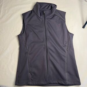 Sun Mountain lightweight polyester deep purple zip up golf‎ vest women's small